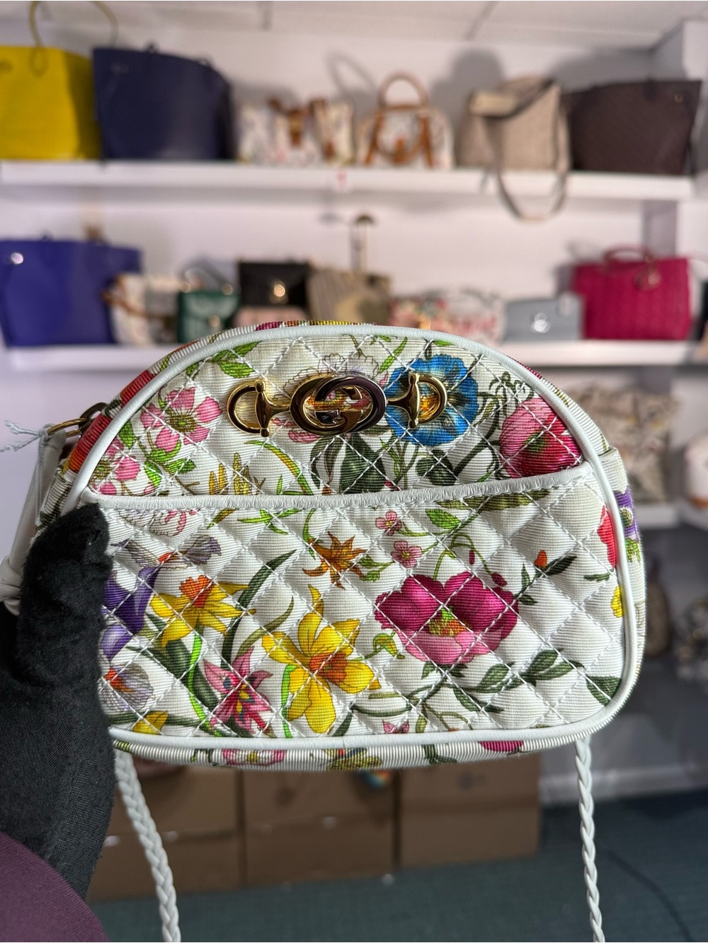 @saribschulman CHANEL BAG $1999 + GUCCI FLORAL BAG $699 (promo exemption) - Picture 2 of 2